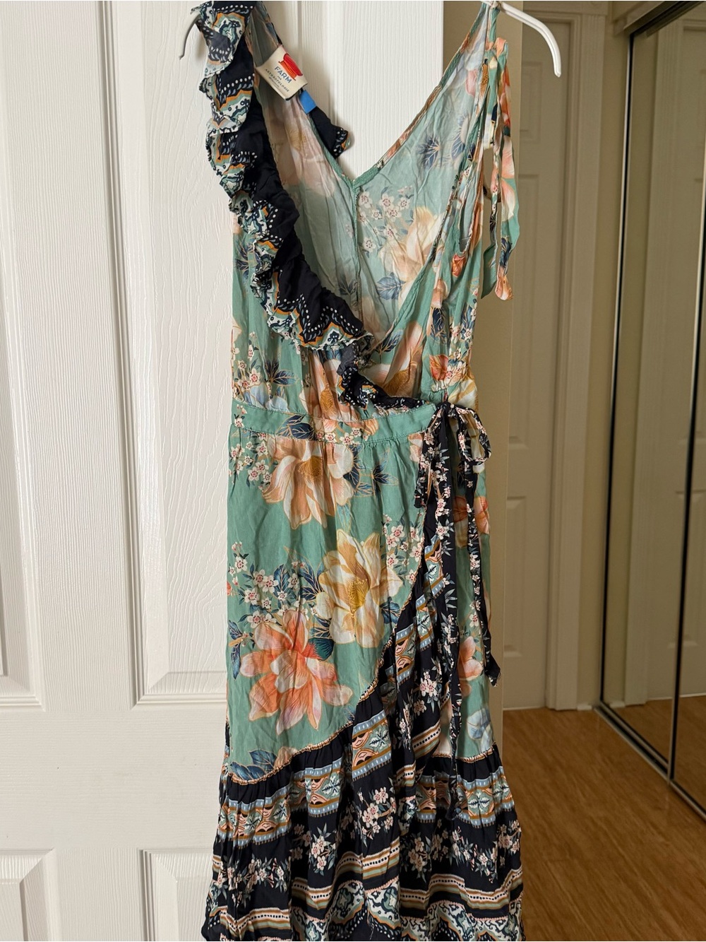 Farm Rio for Anthropologie Floral Sundress Size Medium